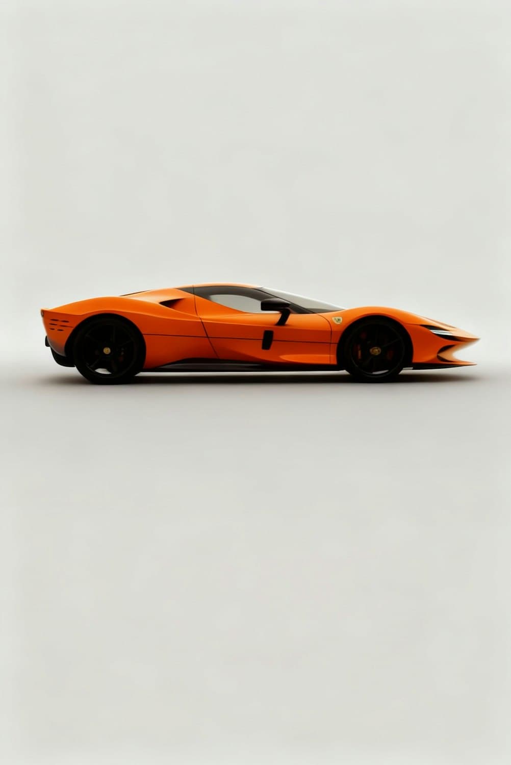 Arancio Xanto Lamborghini Huracan STO shown in side profile on a neutral background
